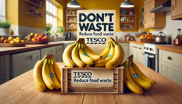 tesco has warned us not to throw away our bananas.