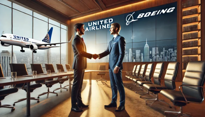 united airlines ceo kirby meets boeing ceo ortberg.